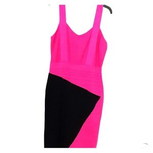 Chiqui Delgado Hot Pink Block Dress